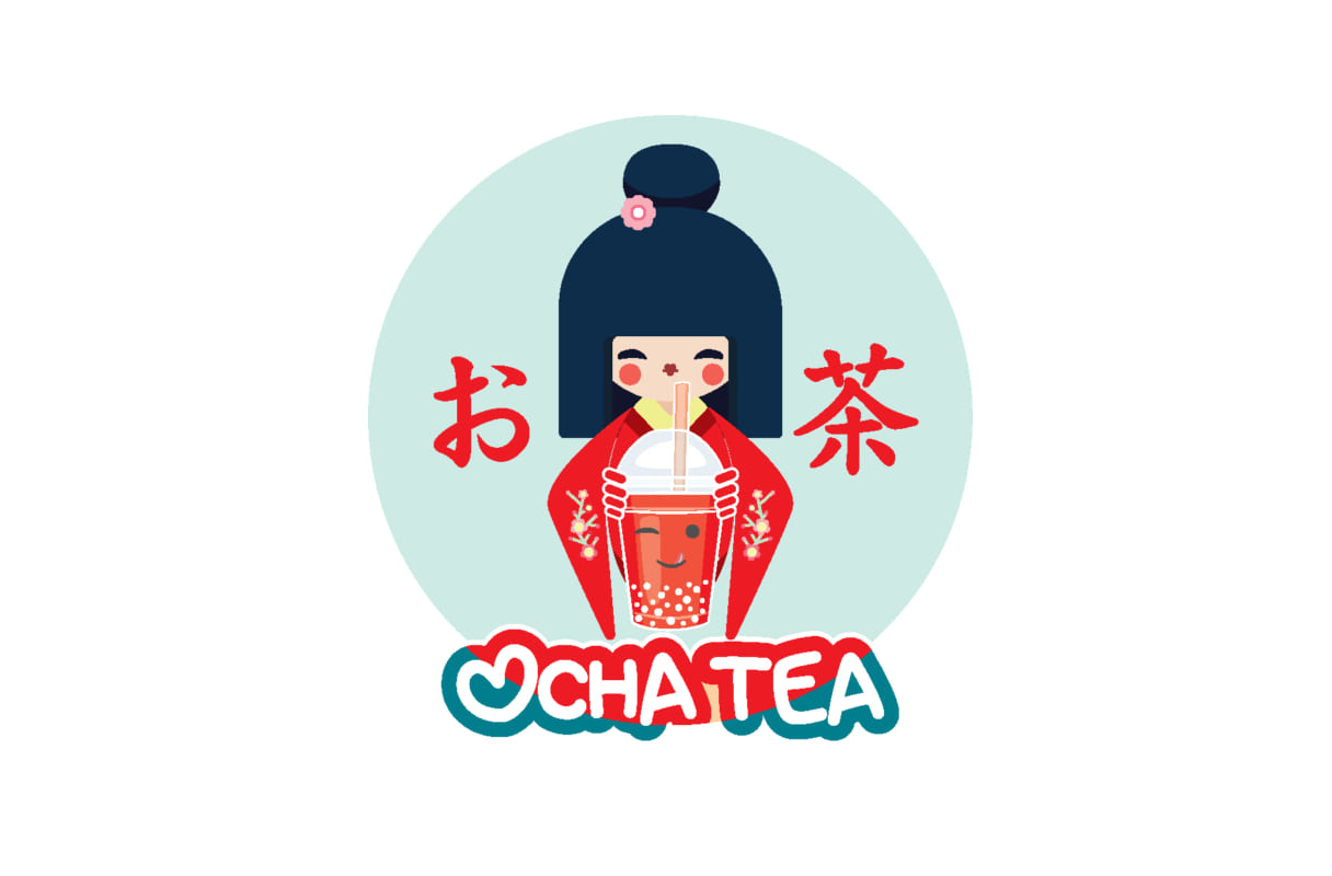 Ocha Tea – Thiết kế logo thương hiệu trà sữa | Baa Brand